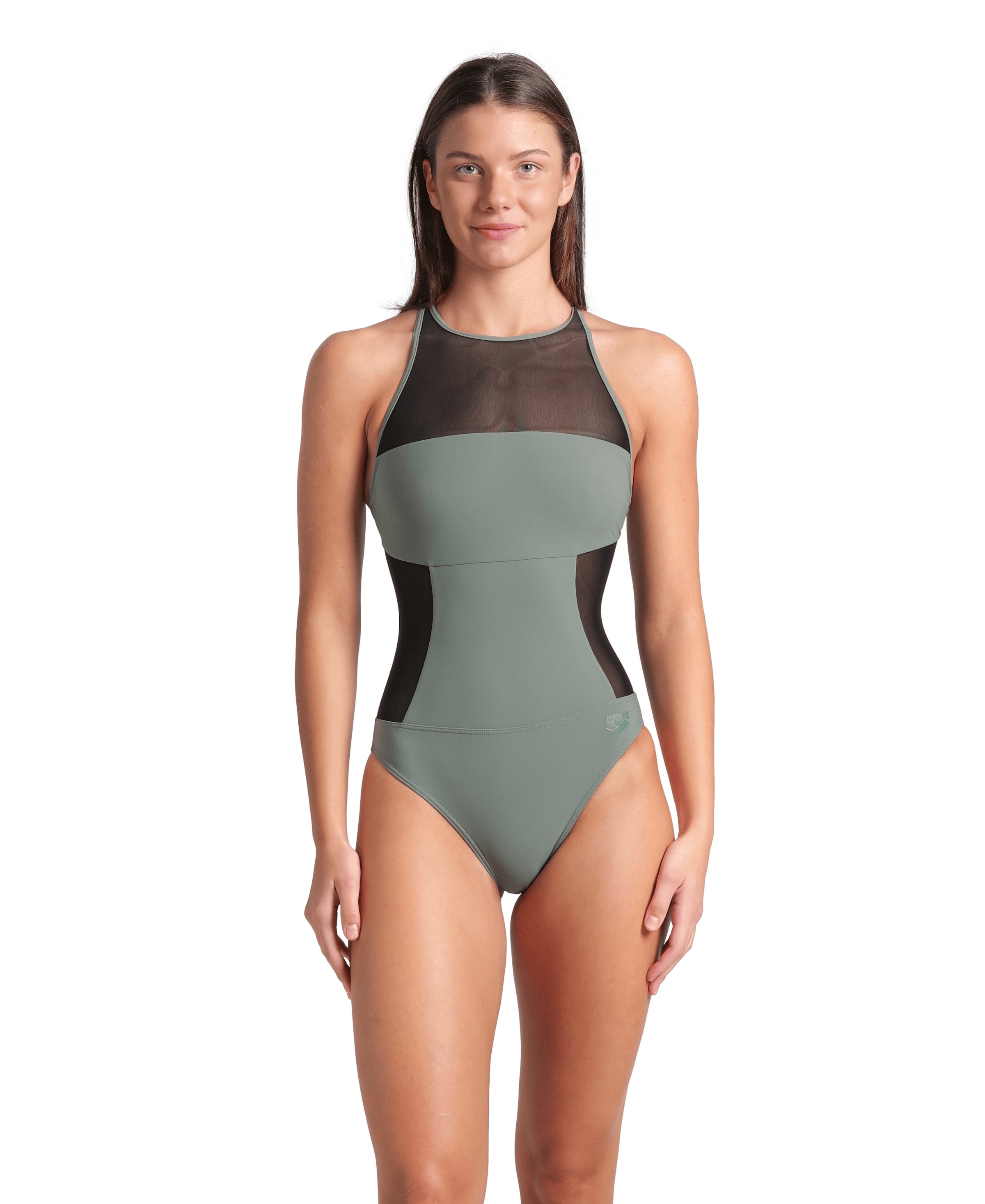 Arena Badeanzug »WOMEN'S ARENA MESH PANELS SWIMSUIT SWIM PRO BACK«, Mit transparenten Einsätzen