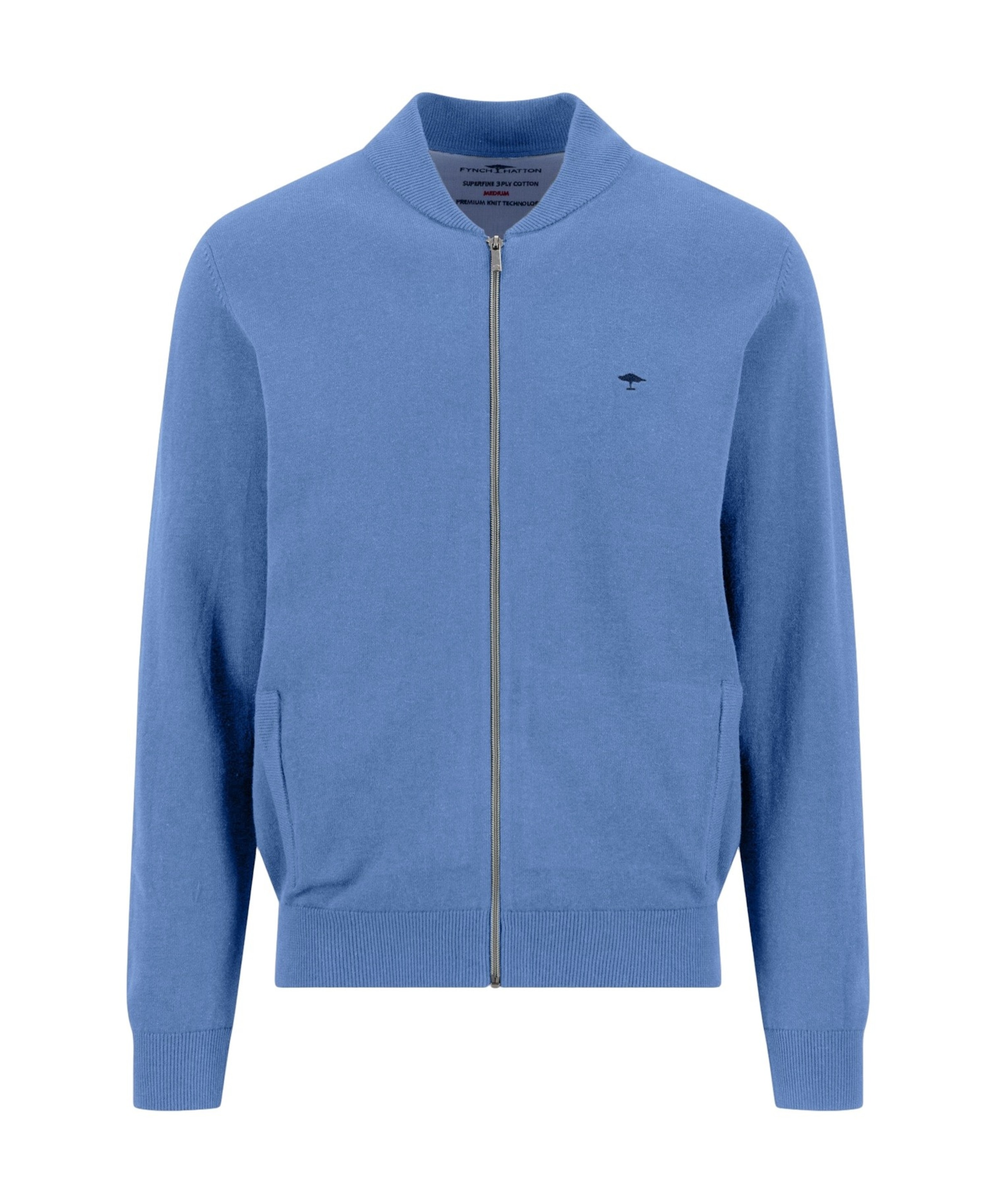 Fynch-Hatton Heren vest blauw