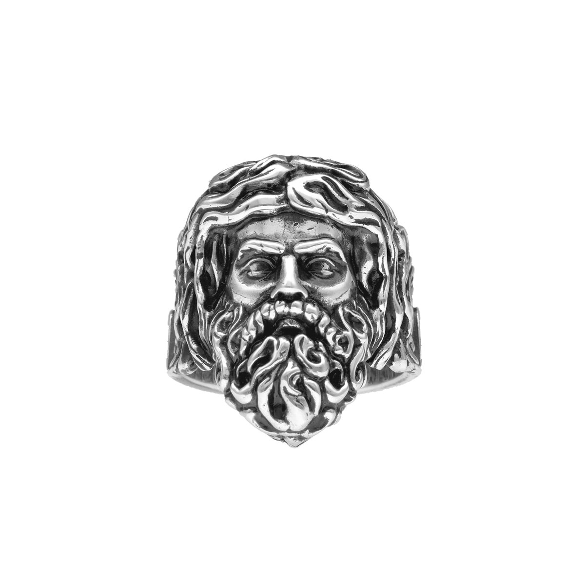 Bague Homme Argent Dieu Mythologie