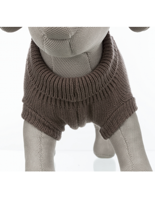 Trixie Trui Kenton Taupe - Hondenkleding