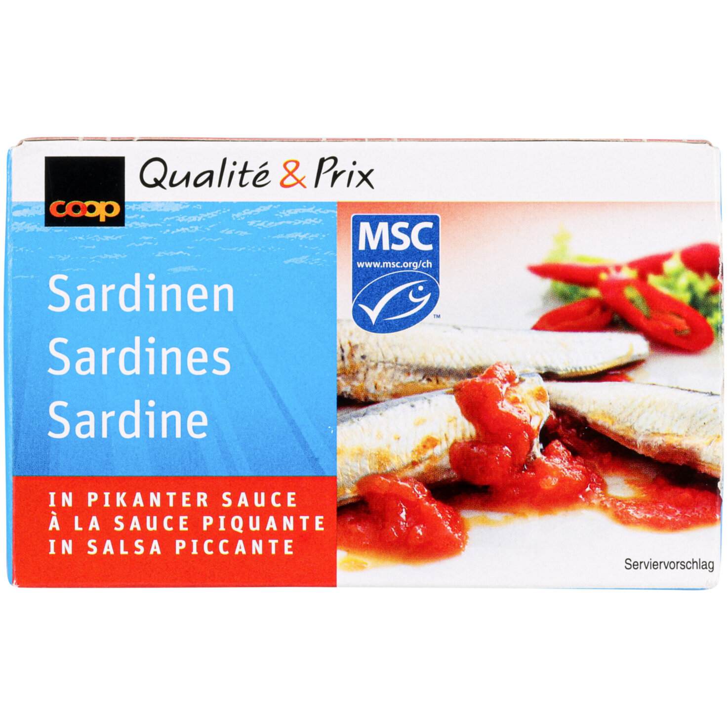Sardinen in pikanter Sauce MSC