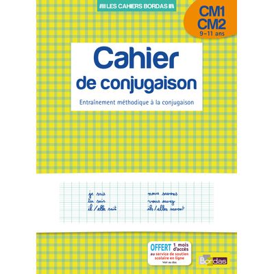 Cahier de conjugaison CM1/CM2