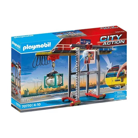 PLAYMOBIL® 70770 City Action Portalkran mit Containern