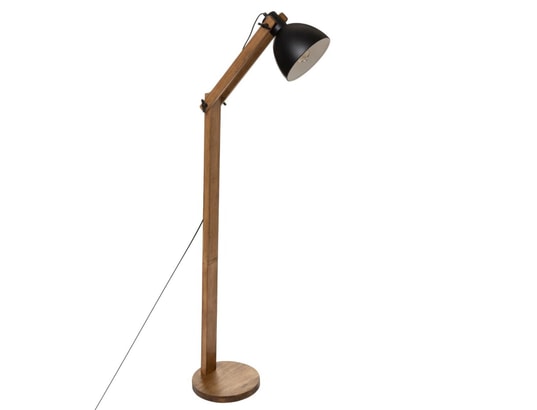 PEGANE - Lampadaire salon Lampadaire sur pieds en bois de pin et fer - l. 52 x p. 28 x...