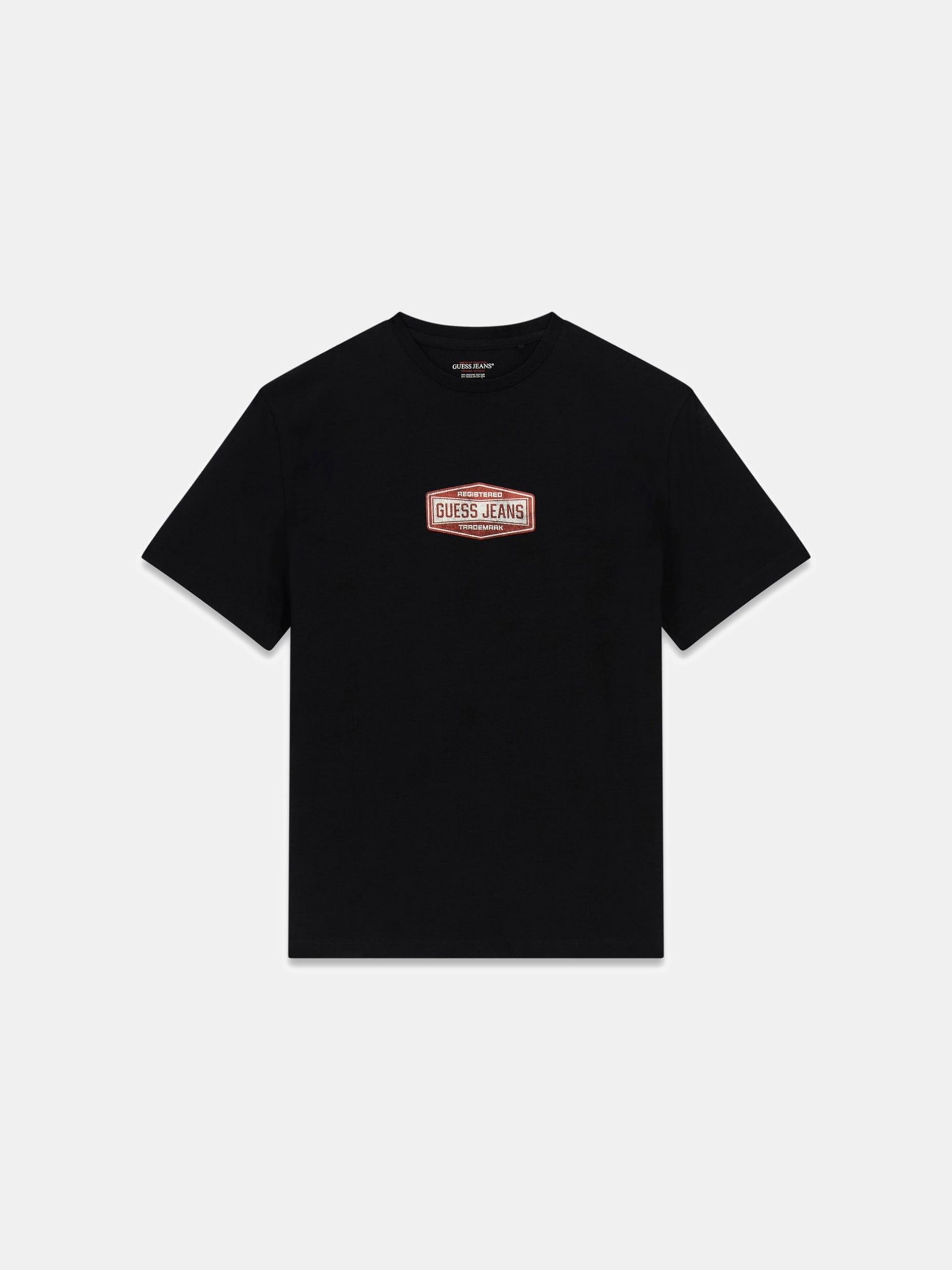 Camiseta com logotipo estampado