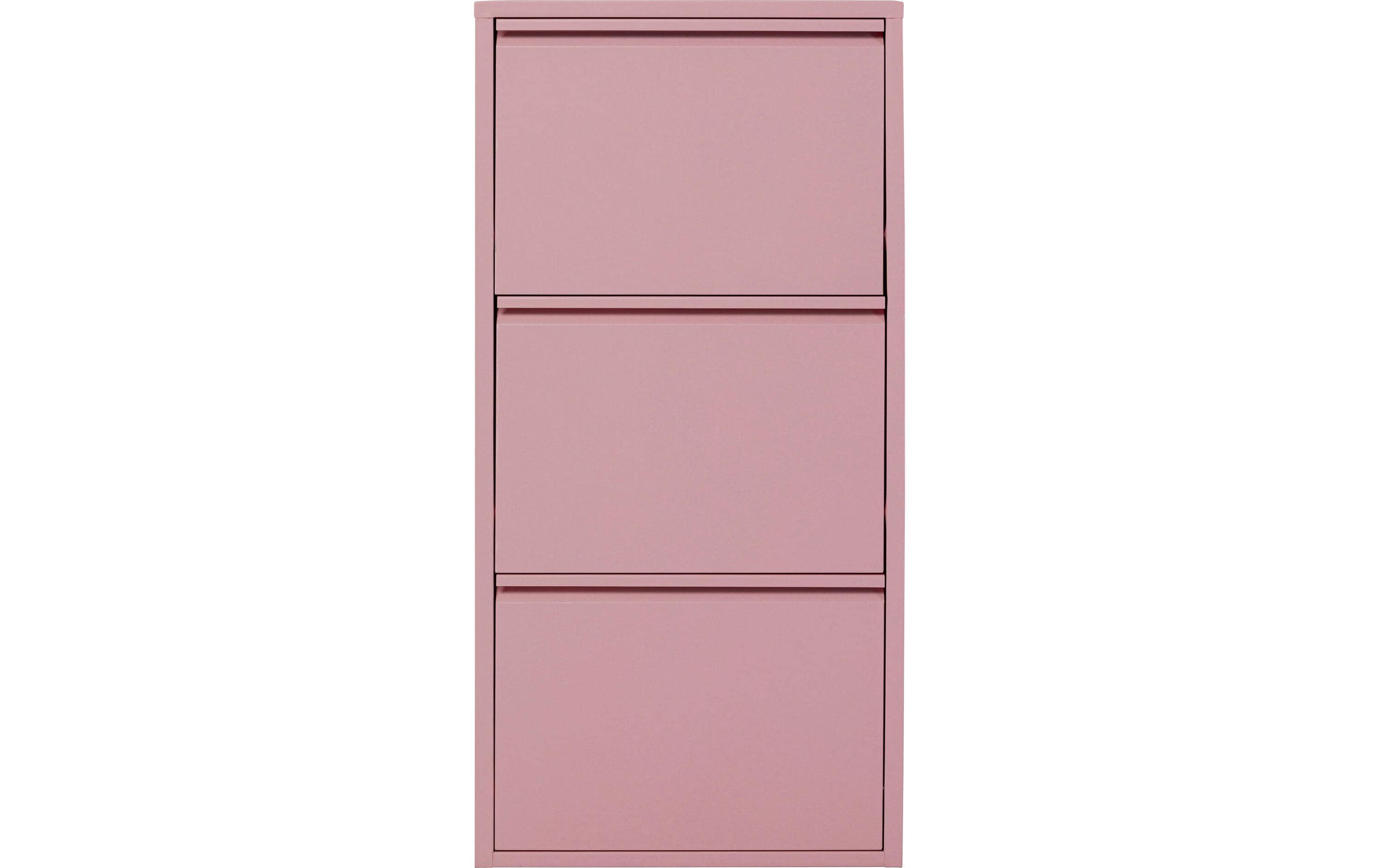 Schuhschrank Caruso 100 x 50 cm, Rosa<br>Schuhmöbel