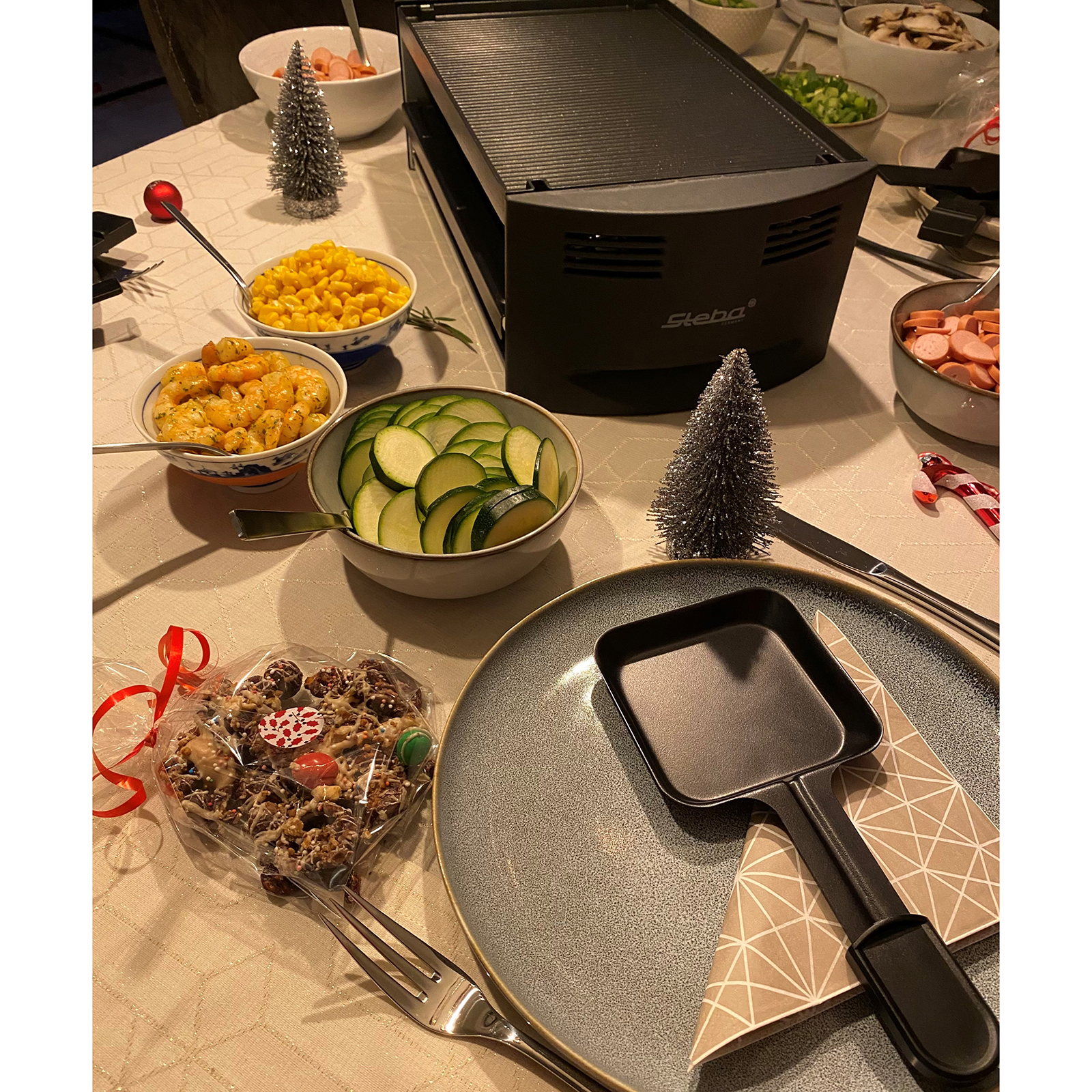 STEBA Pizza-Raclette - schwarz - 1500 Watt