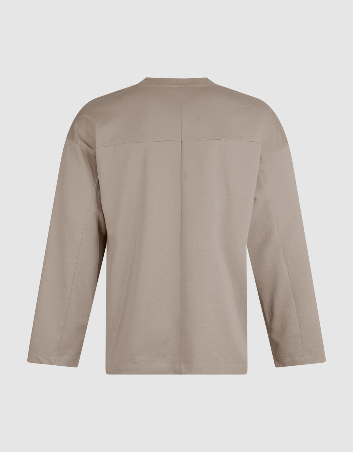 Basis Relaxed Fit Longsleeve Lichtgroen