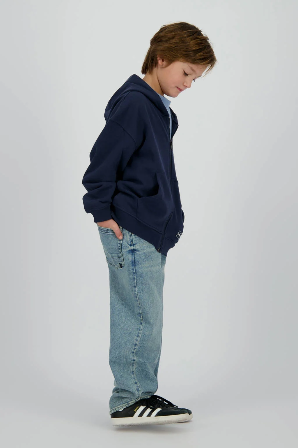 Vingino sweatvest donkerblauw