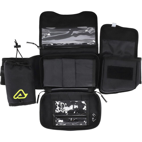 Acerbis - Sacoche banane Profile Logo Noir / Gris / Jaune