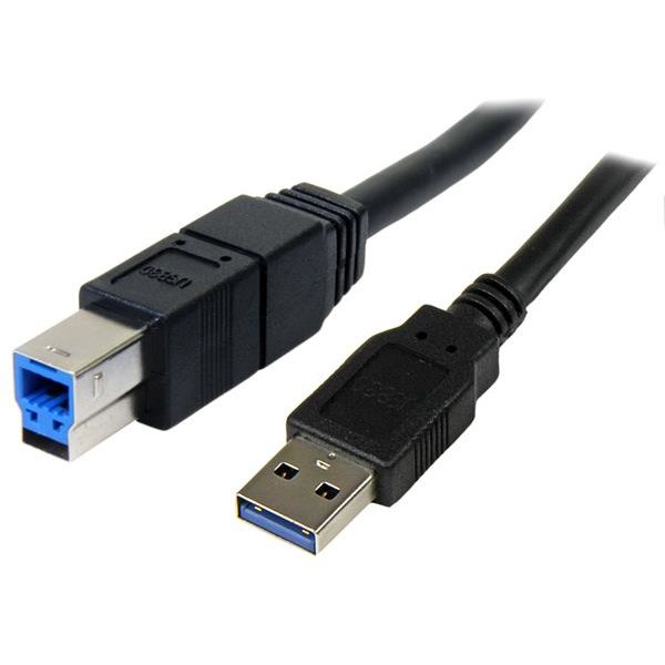 StarTech.com Câble USB 3.0 SuperSpeed 3 m - A vers B Mâle / Mâle - Noir