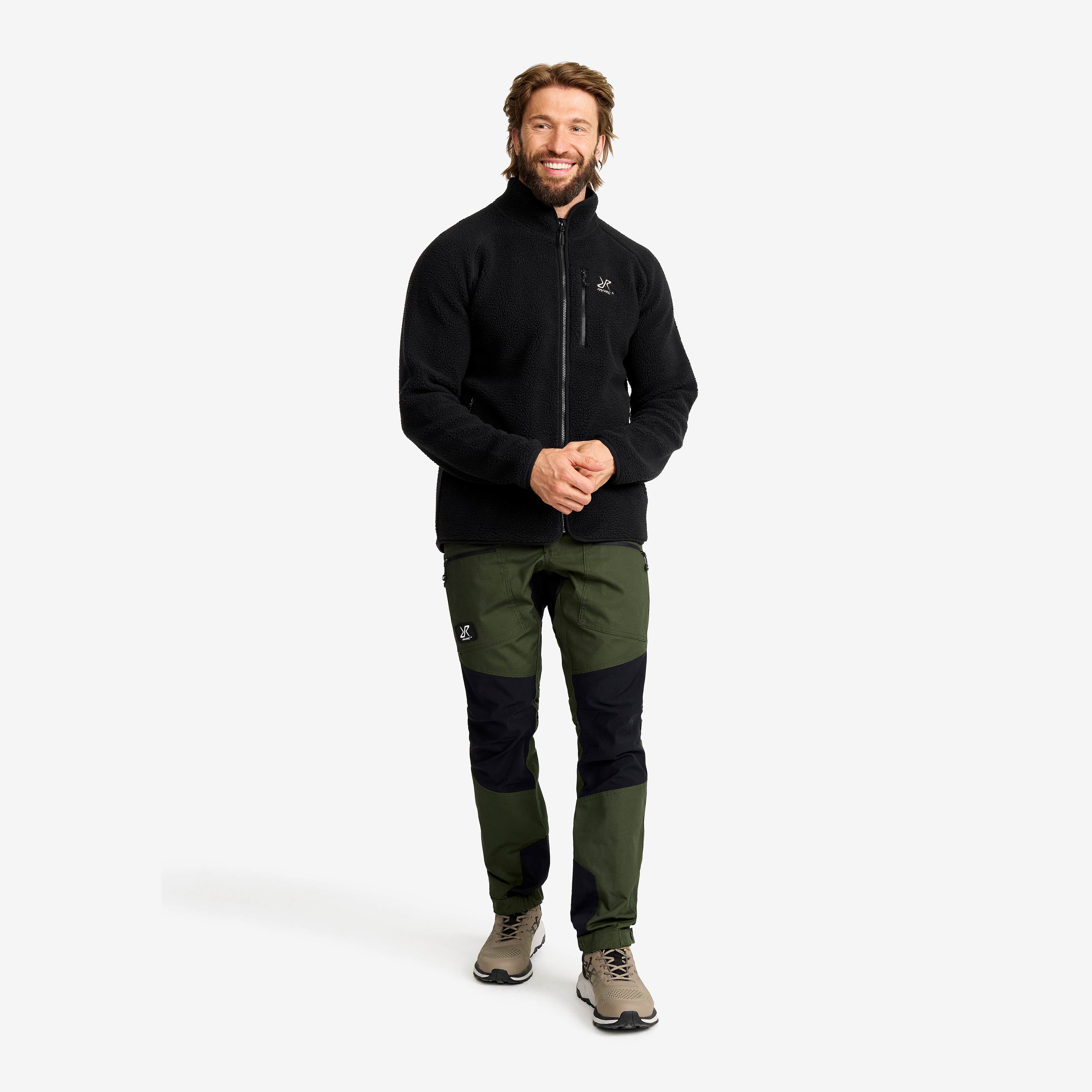 Canyon Full-zip Pile Fleece Herre Black