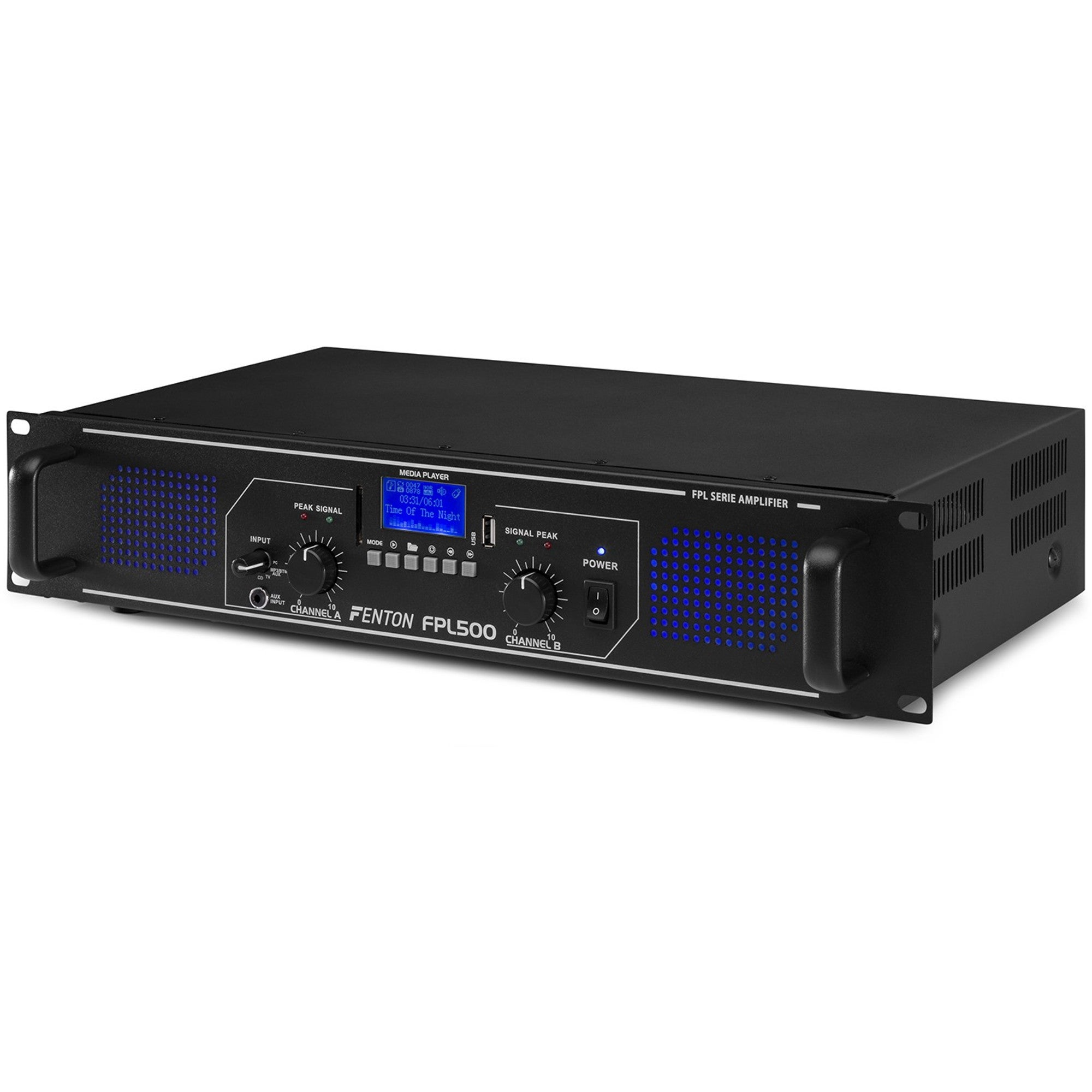 Fenton FPL500 digitale D-klasse versterker met MP3-speler en Bluetooth