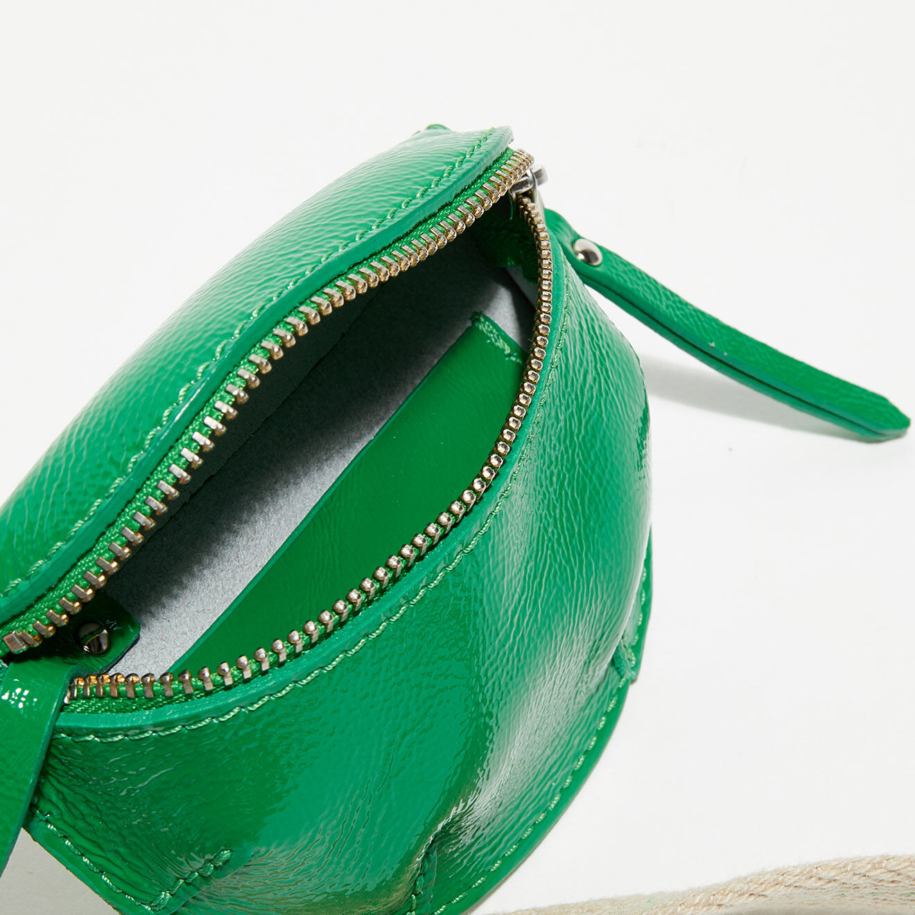 Bellerose Mini sac en Cuir vernis Rosike mojito