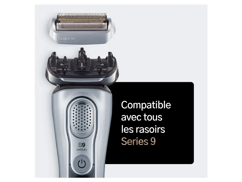 Braun Folia i Blok 92S Silver Series9 cassette (604292) - (S- Silver)