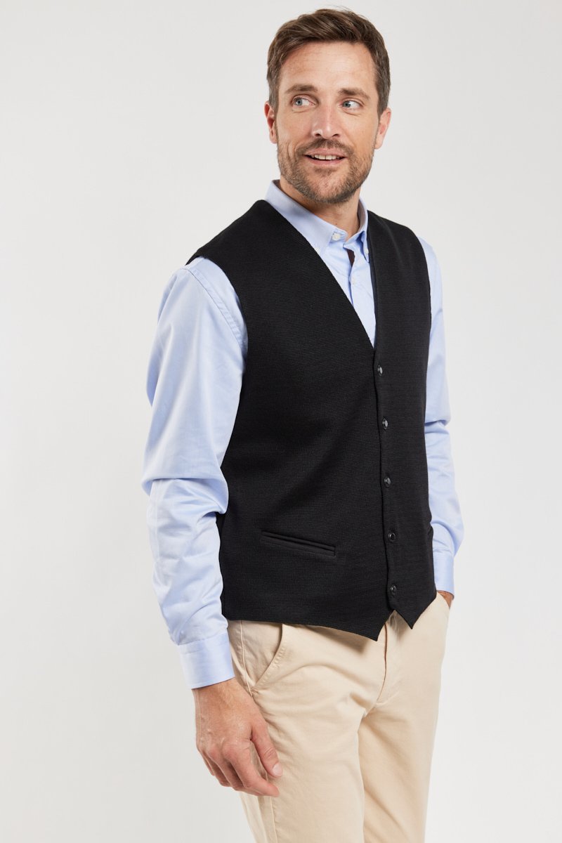 Gilet de tailleur Bérac - laine et acrylique