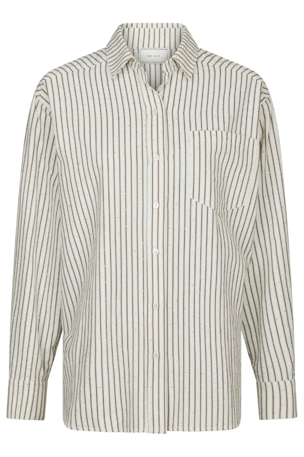 Neo Noir Dalma Crepe Stone Shirt 165697