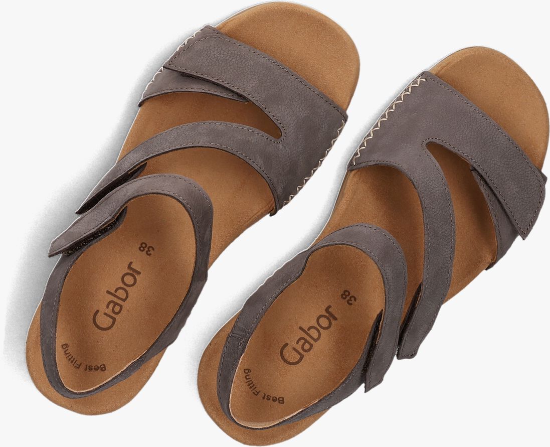taupe gabor sandalen 734.1