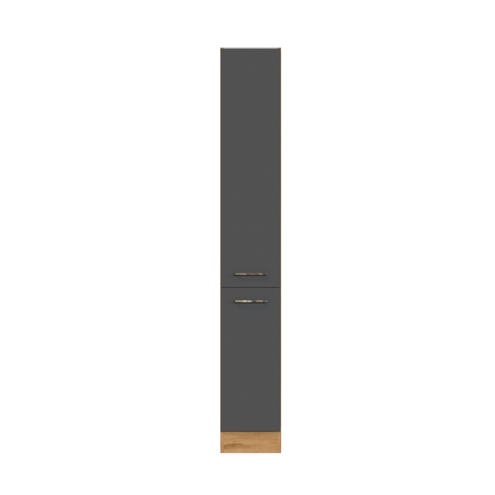 Apothekerschrank SORRENTO - anthrazit - Wotan Eiche - 30 cm