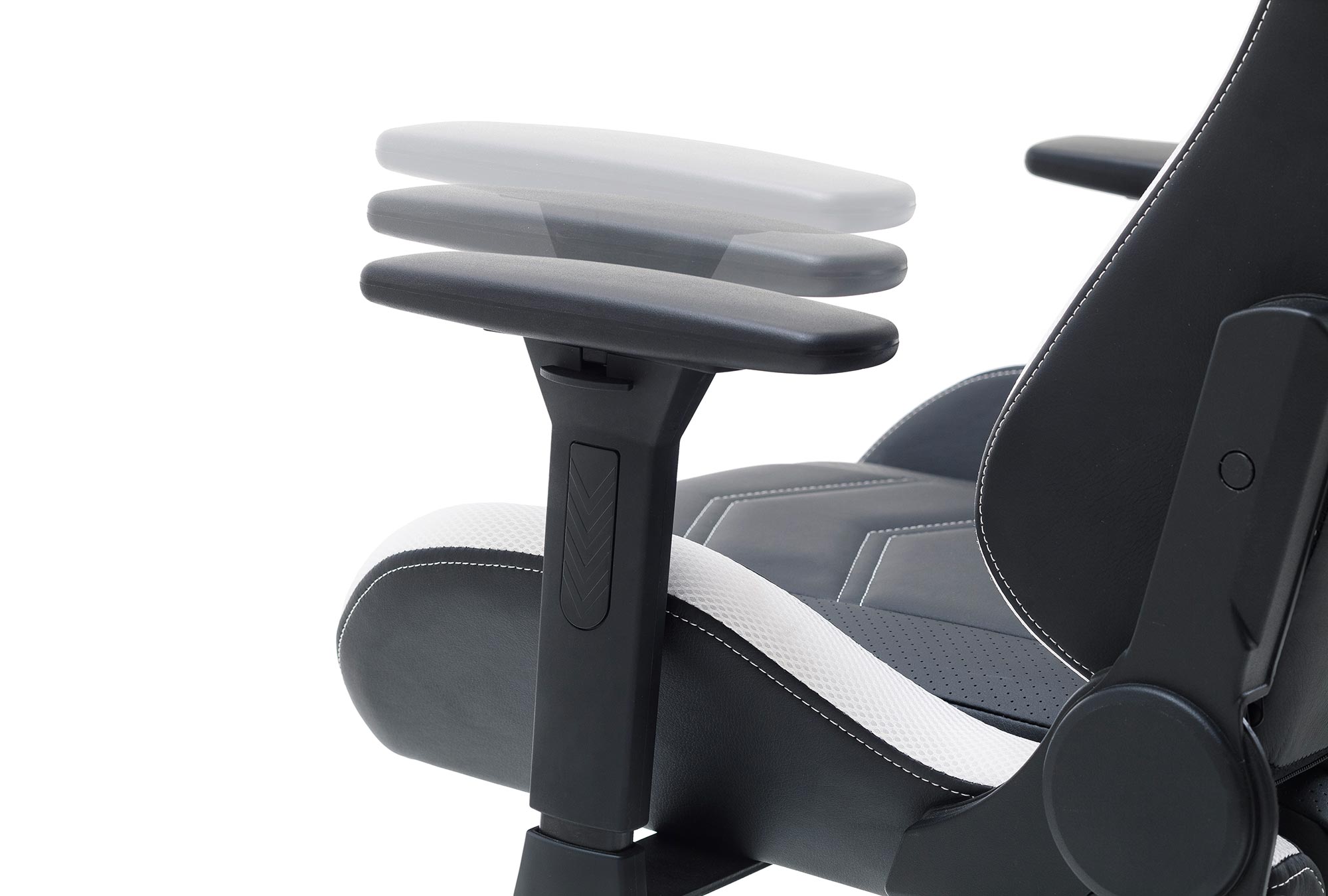 Gaming-Drehstuhl - schwarz - mit LED-Beleuchtung