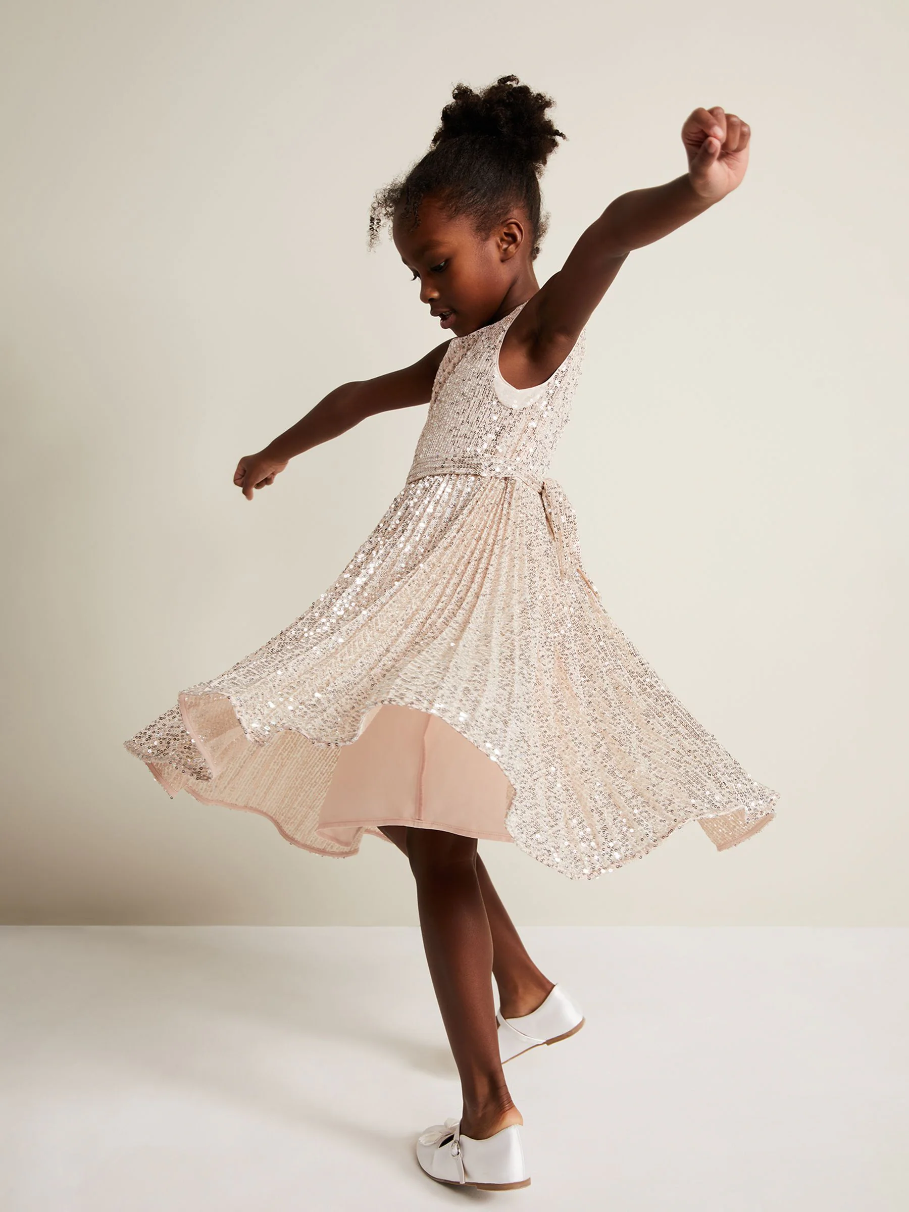 Phase Eight Tiana Sequin Pleat Dress