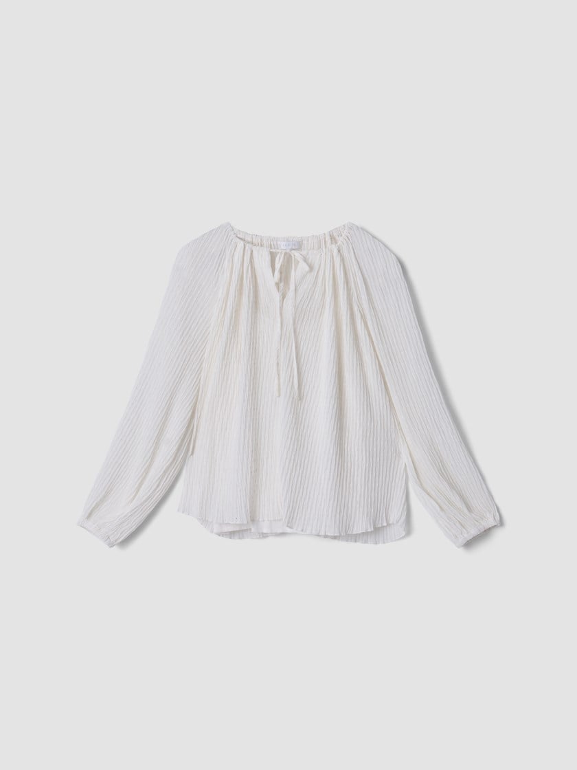 Lacey bluse Marshmallow