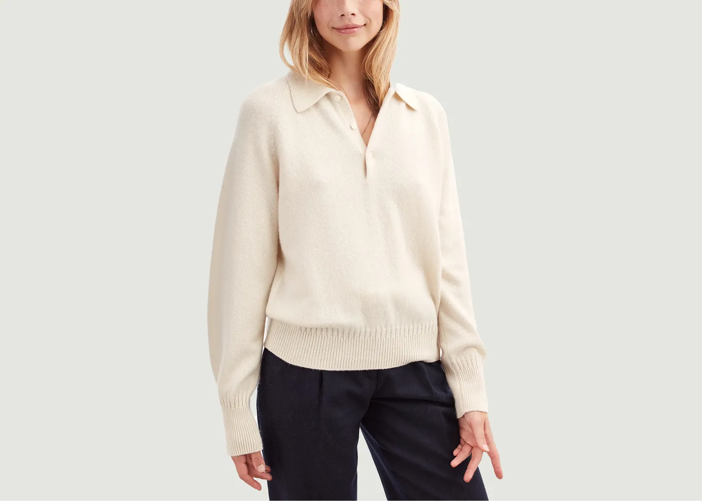 Polo en Cachemire Tricot