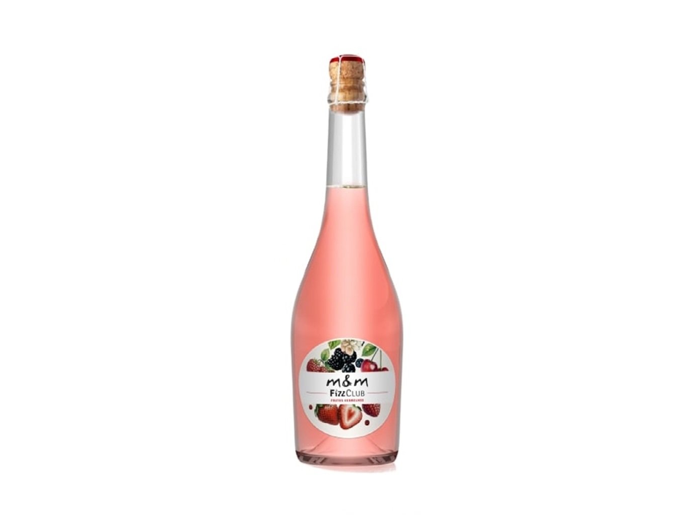 BEBIDA M & M FIZZ CLUB FRUTOS VERMELHOS 075L