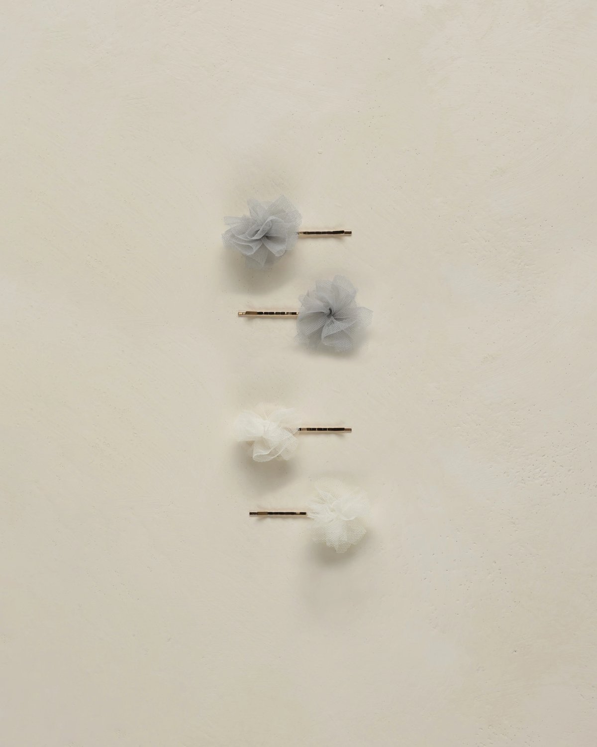 Hårspenne Barn 4 pk i Tyll | Pom Pom Pin