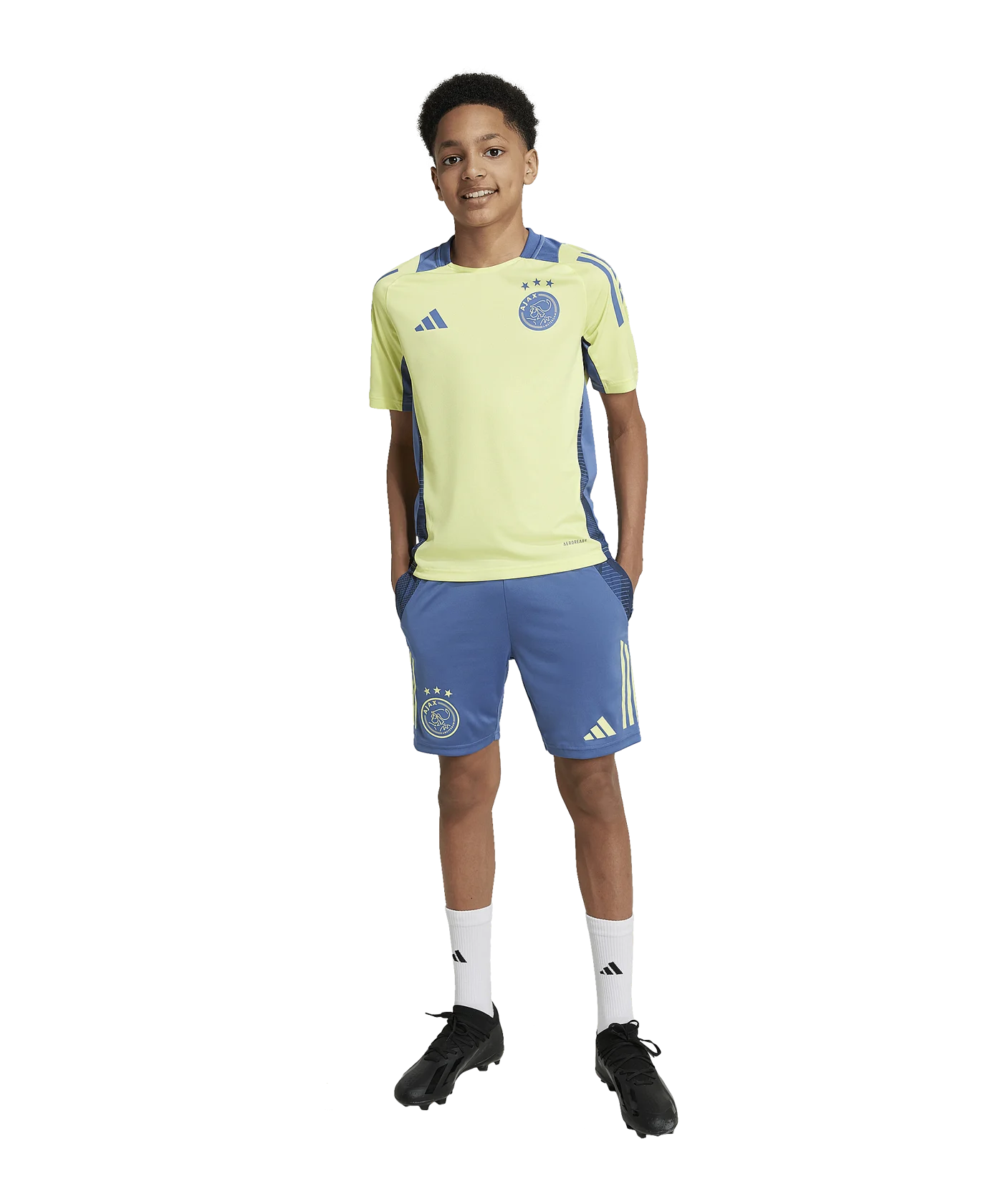 adidas Ajax Amsterdam Short Kids Blau