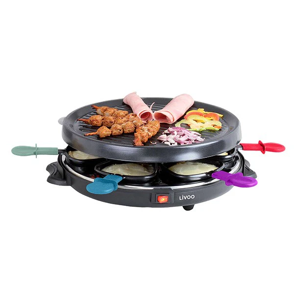 Appareil à raclette 6 personnes 800 W DOC207 Livoo
