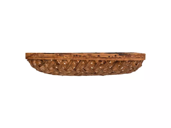 Plateau en bambou marron 54x33x7,5h