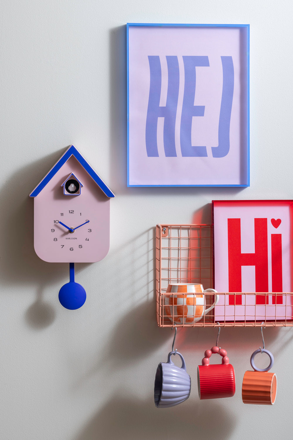Karlsson - Wall Clock Dupla Color Cuckoo