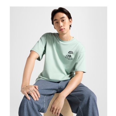 Tee-shirt à manches courtes homme High Summer Local Cafe CONVERSE