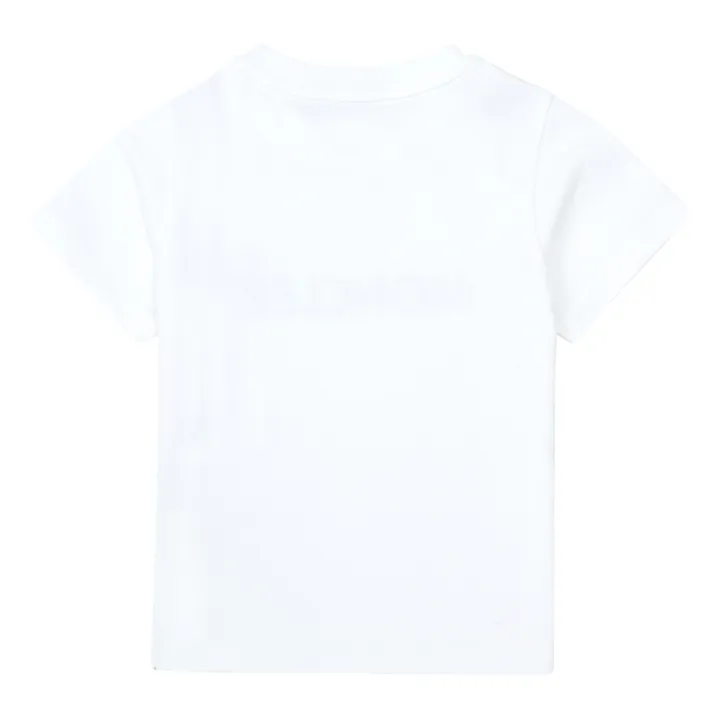 Moncler T-shirt Boutons Logo | Blanc