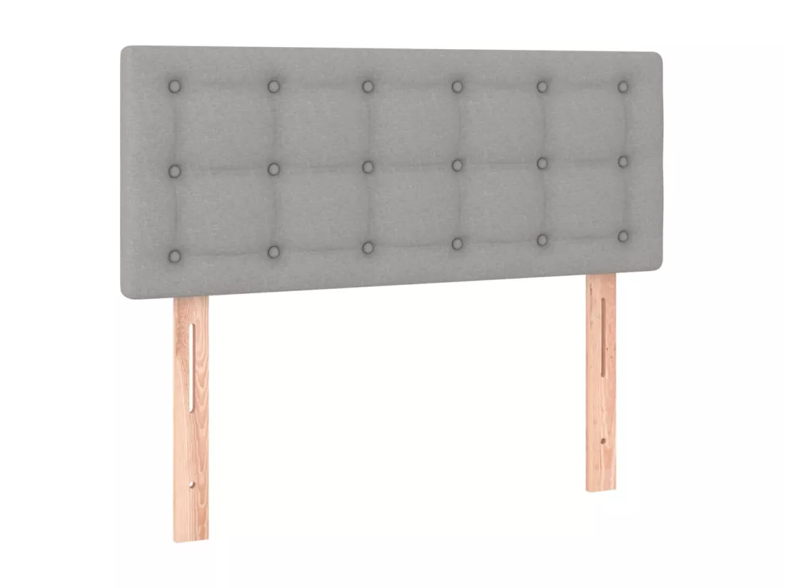 Tête de lit Gris clair 90x5x78/88 cm Tissu