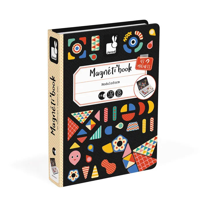 Janod Livre magnétique Moduloform Magnéti'book - 43 magnets