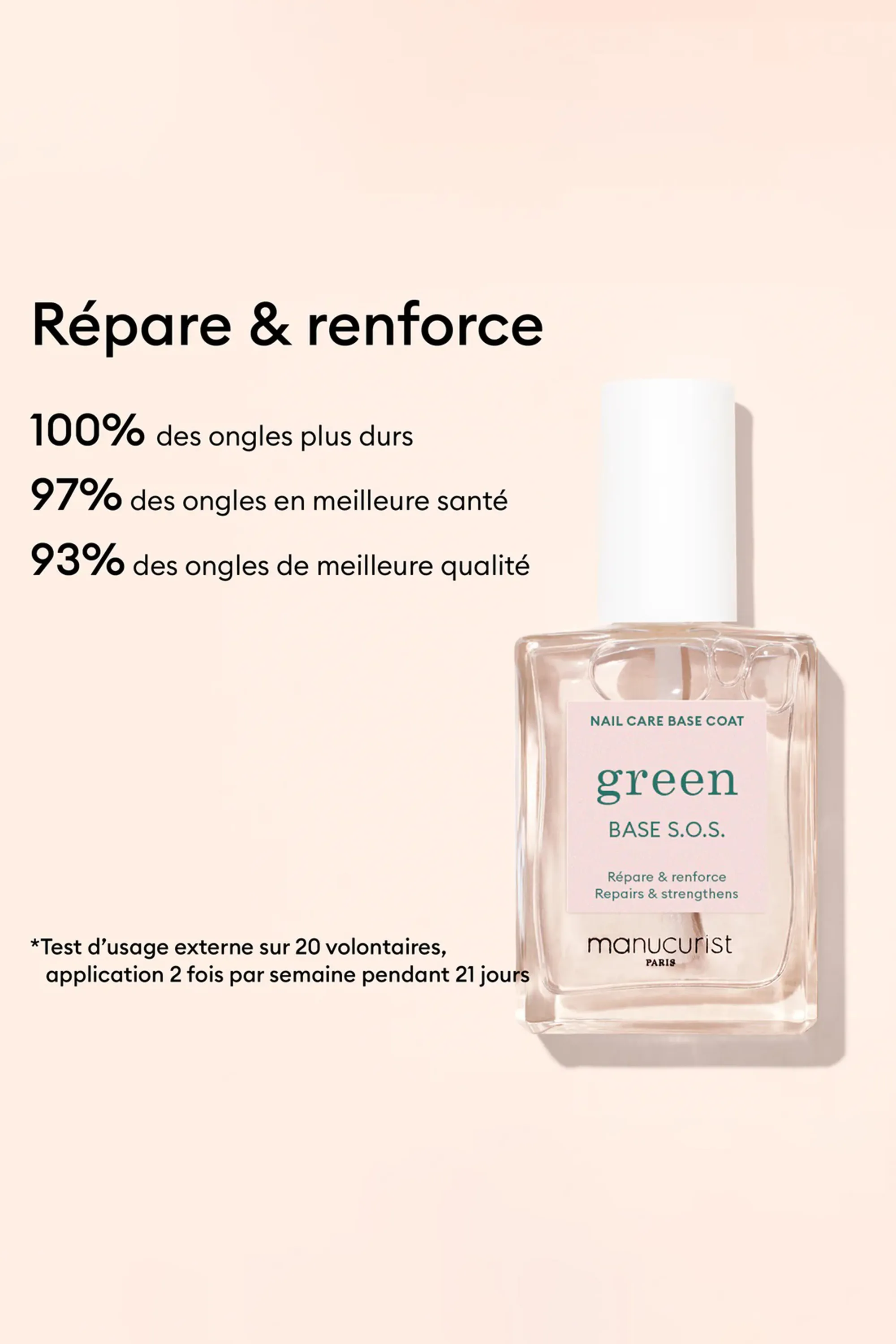 Manucurist Base SOS Répare & Renforce-15 ml