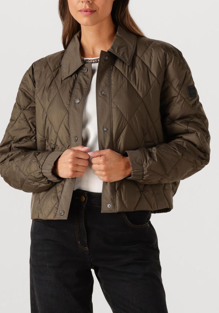 olijf marc cain sports gewatteerde jas zs 12.04 w07