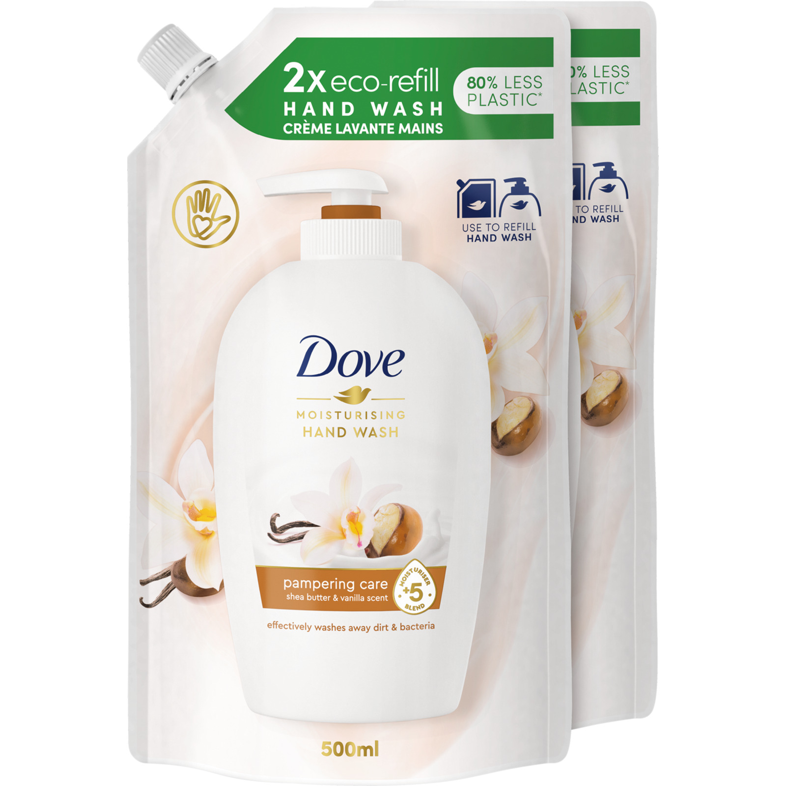 Dove Flüssigseife Sheabutter 2 x 500 ml