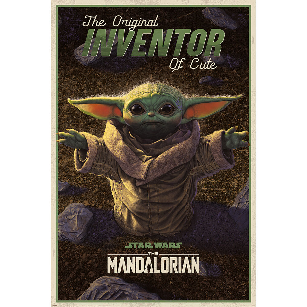 Poster Star Wars The Mandalorian - The Original Inventor Of Cute