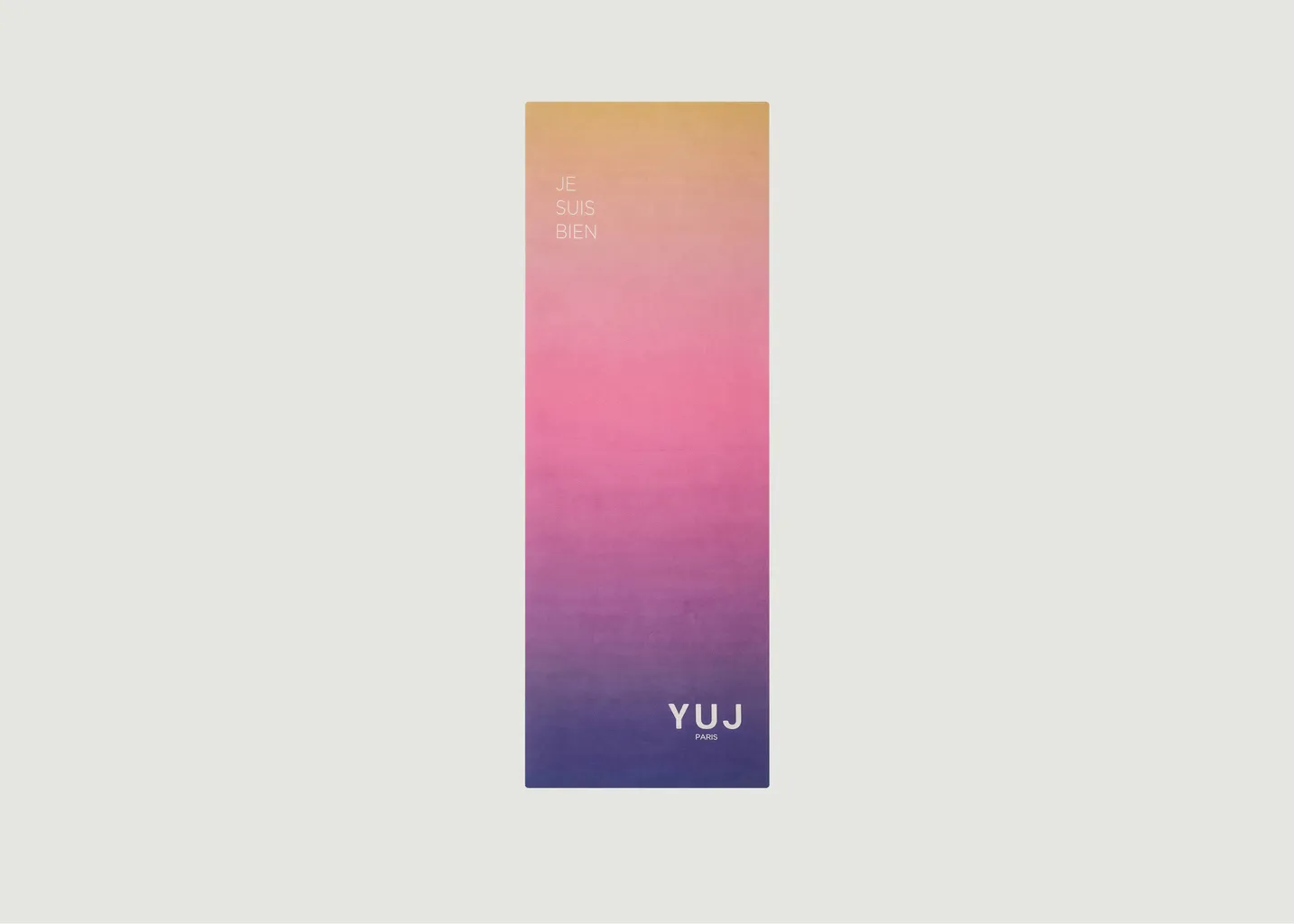 Tapis de yoga avec lettrage imprimé Gradient YUJ Paris