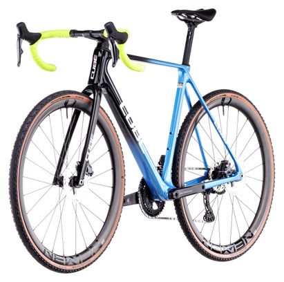 Vélo de Cyclocross Cube Cross Race C:68X TE Shimano Ultegra Di2/GRX Di2 12V 700 mm Bleu Hydrogen Noir Carbon 2025