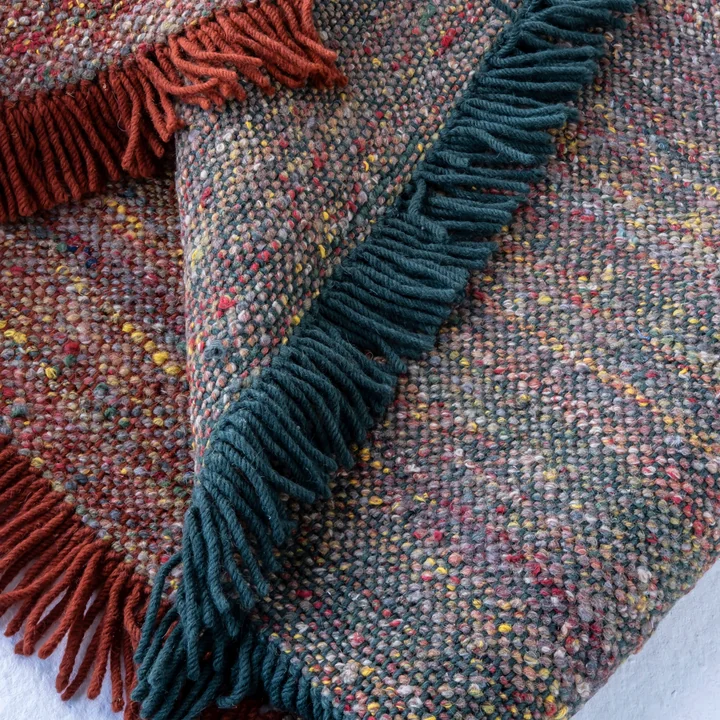 nanimarquina - Re-rug 2 Dhurrie Wollteppich, 170x240cm, bunt