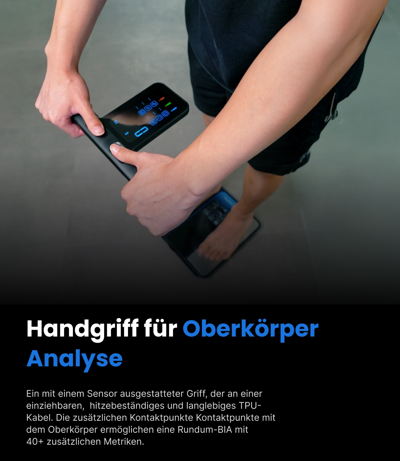Renpho Körper-Analyse-Waage »Morpho Scan Körperanalysewaage« Mehrere Messungen und umfassende Gesundheitsanalyse