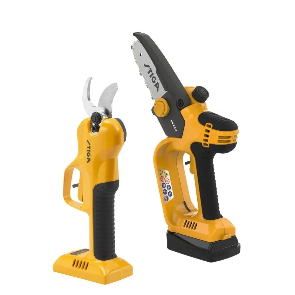 STIGA SP 100 Combo KIT - håndsav grensaks 20V - Inkl. 2Ah Batteri og oplader