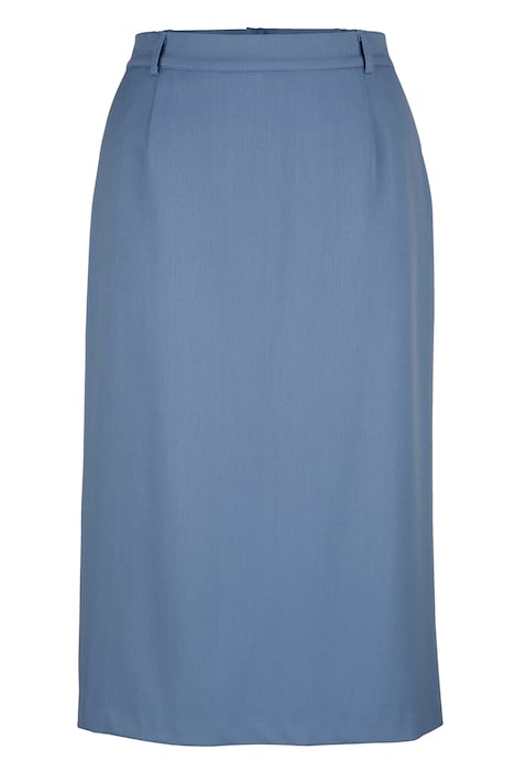 Midirock, Straight Fit, Stretchkomfort, teilelastischer Bund