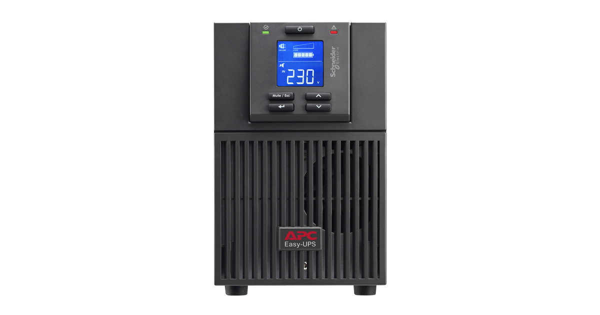 APCEasy UPS On-Line, 2000VA SRV2KI-E ups  (Zwart, 1800 W, Tower, 4x C13, Intelligente kaartsleuf, LCD)
