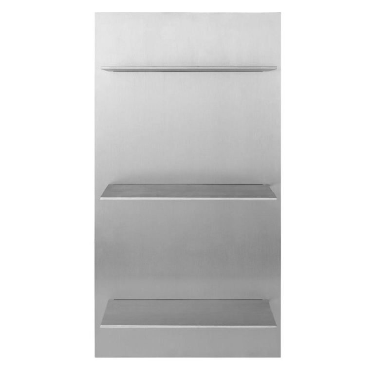 Ferm Living Lager wandplank Triple Small Aluminium