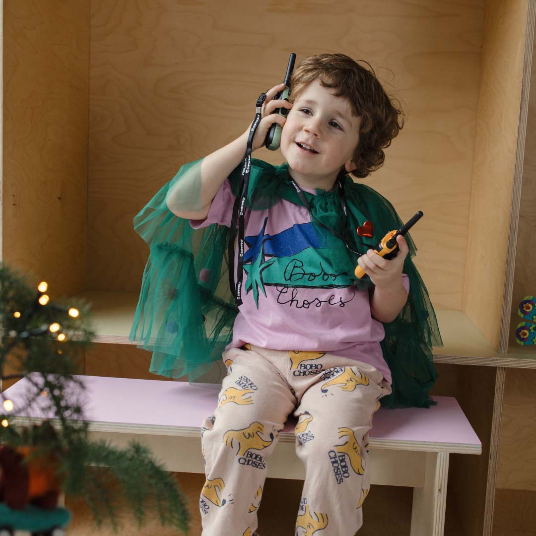 kidywolf kidytalk walkie talkie - groen mosterd